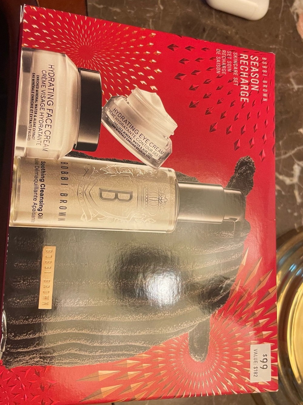 Bobbi Brown Hydrating Face & Eye Cream Set - Red